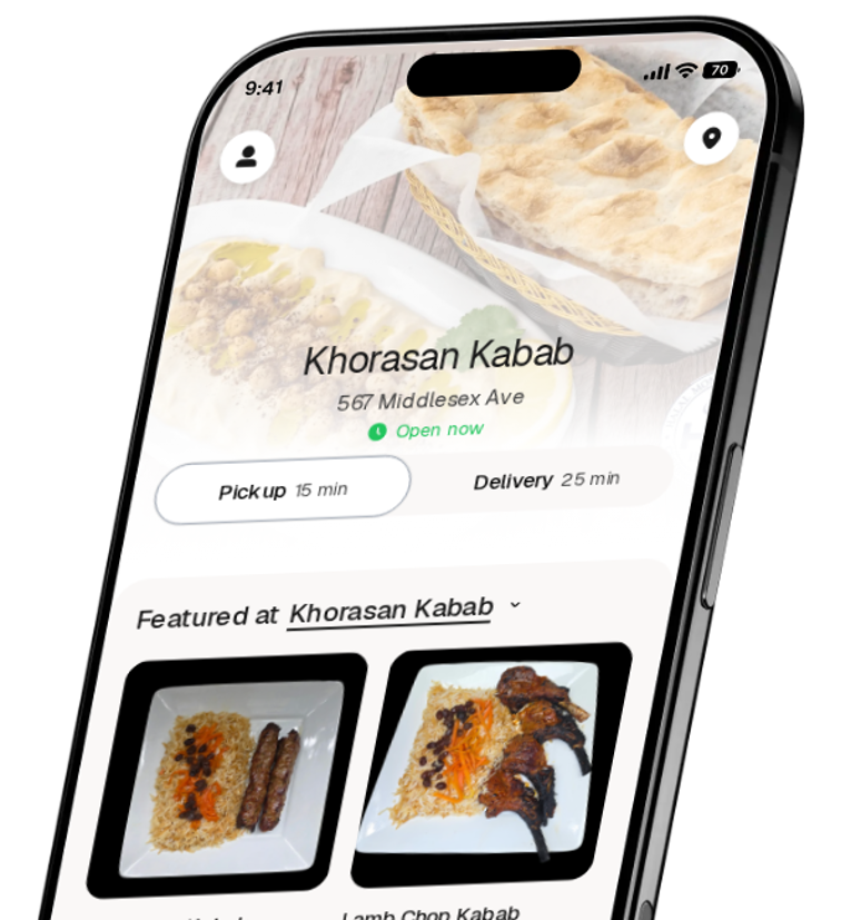 Khorasan Kabab app preview