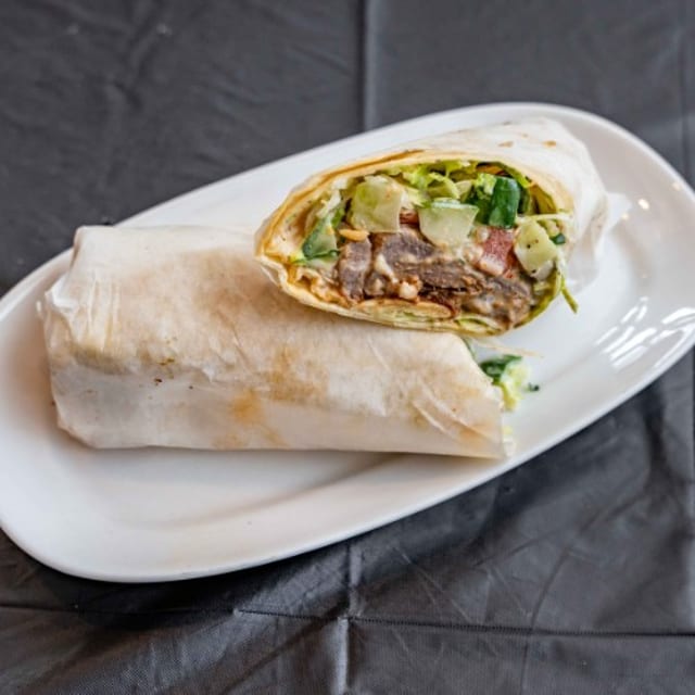 Khorasan Lamb Tikka Wrap.