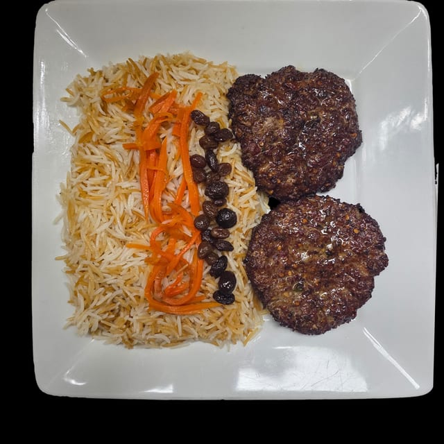 Chapli Kabab Platter.