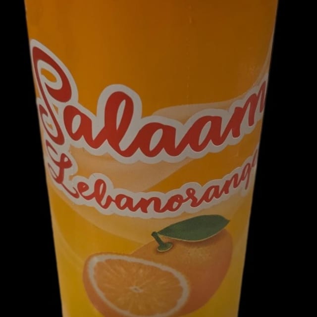 Salaam Orange Soda.