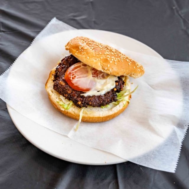 Chapli Kabab Burger.